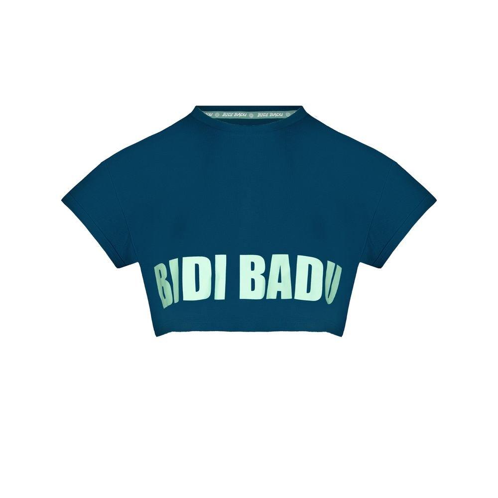Abdominis Crop Move T-shirt - Petrol Unisex  L von Bidi Badu