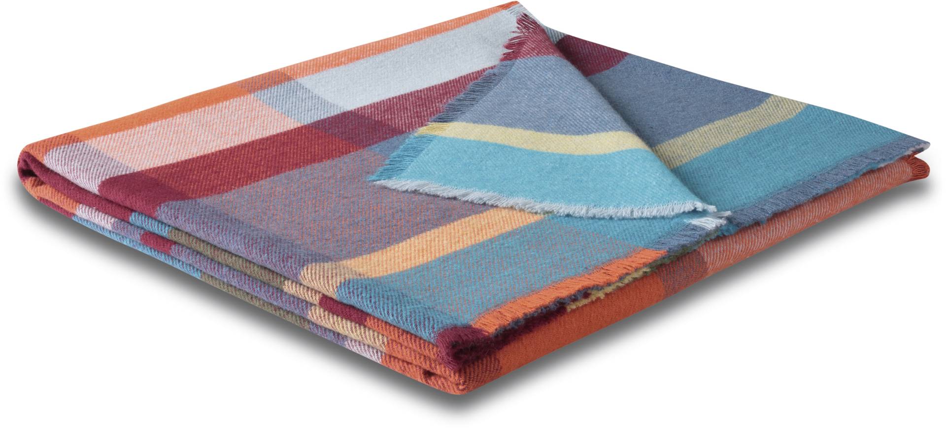 Biederlack Plaid »Colourist«, mit Fransen, besonders leicht und kuschelig Biederlack Plaid »Colourist«, mit Fransen, besonders leicht und kuschelig von Biederlack