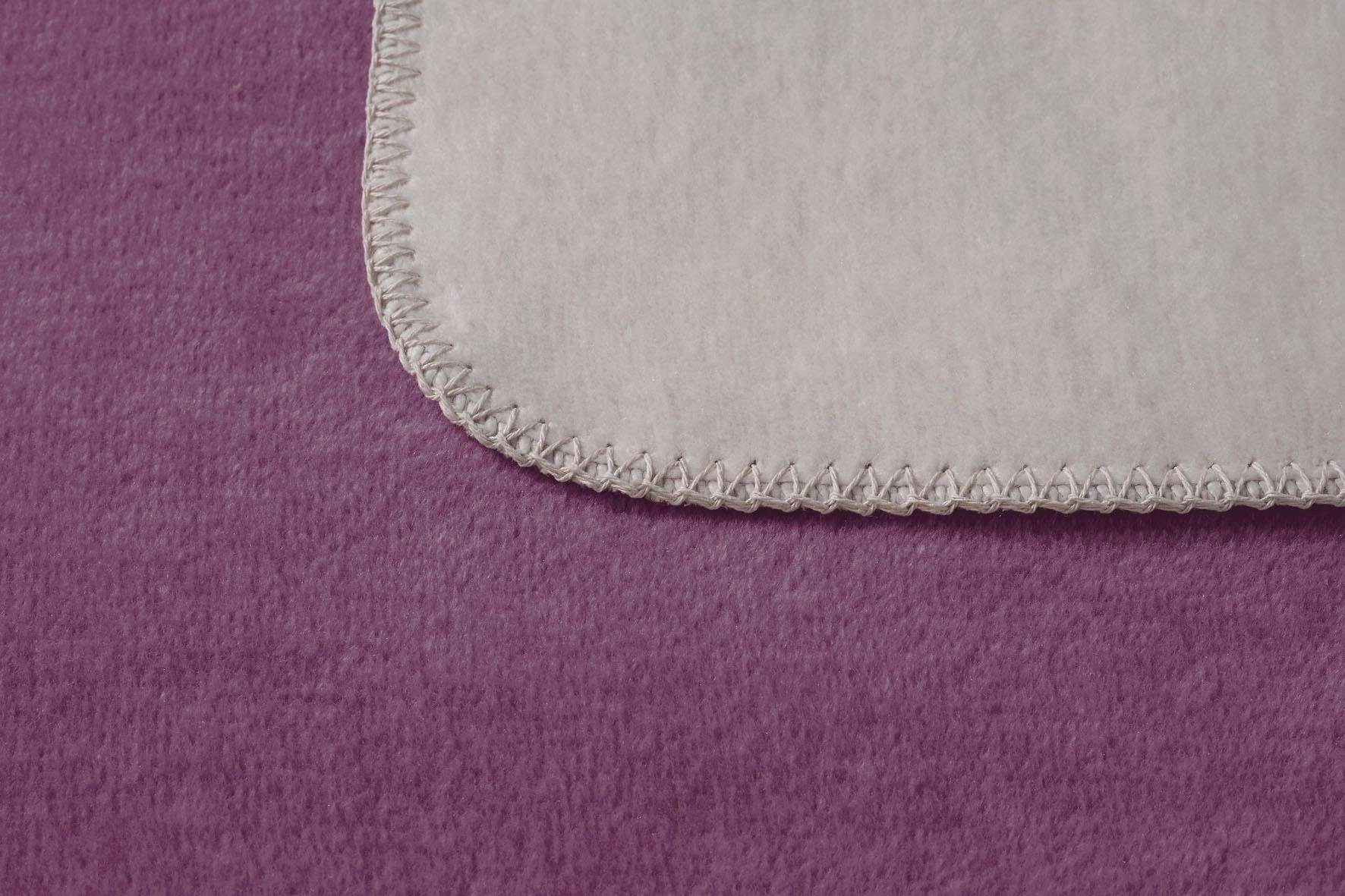 Biederlack Wohndecke »Duo«, mit unifarbener Wendeoptik, Kuscheldecke Biederlack Wohndecke »Duo«, mit unifarbener Wendeoptik, Kuscheldecke von Biederlack