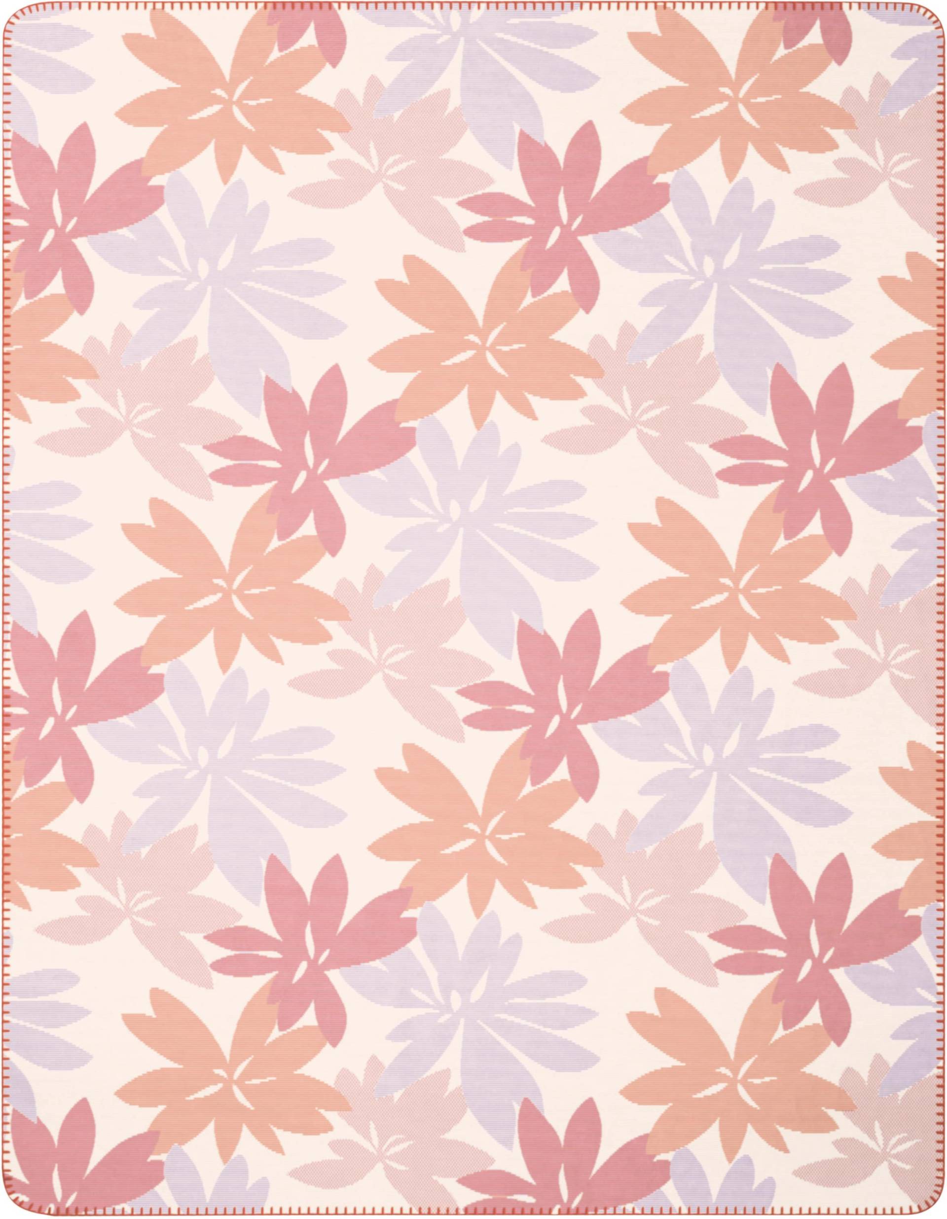 Biederlack Wohndecke »Plumeria Parfait«, mit modermem Blumenmuster von Biederlack