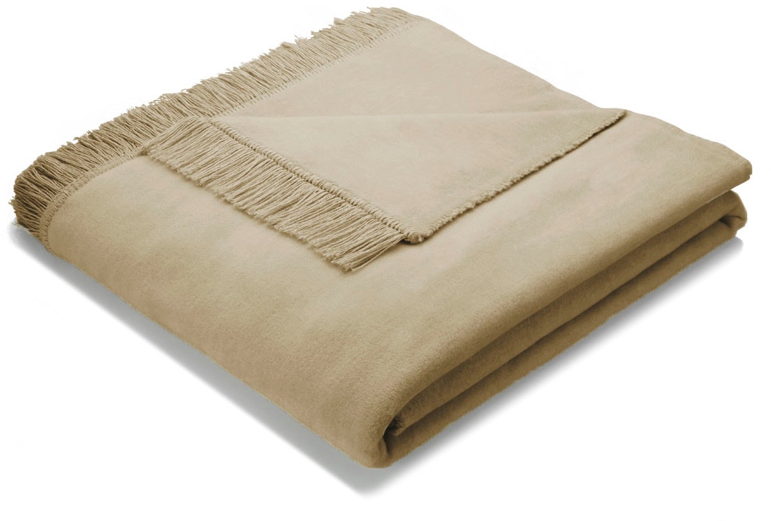 Biederlack Wohndecke »Unicolour Franse«, in vielen Farben, Kuscheldecke Biederlack Wohndecke »Unicolour Franse«, in vielen Farben, Kuscheldecke von Biederlack