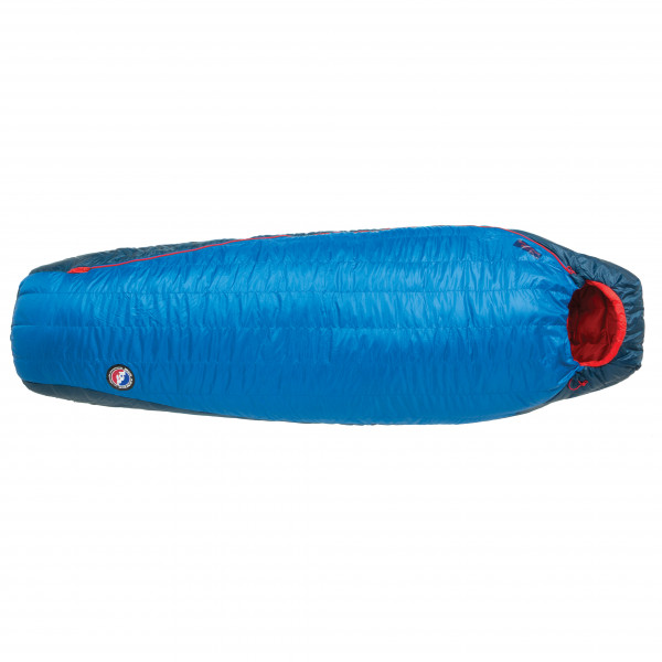 Big Agnes - Anvil Horn 15 (650 Downtek) - Daunenschlafsack Gr 183 cm - Regular blau/rot von Big Agnes