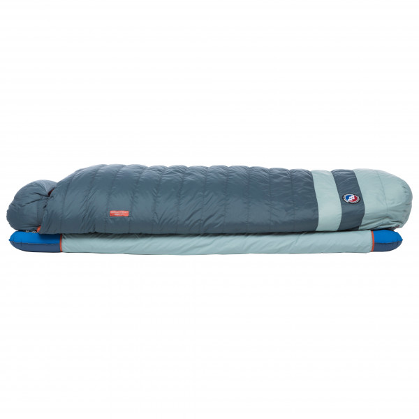 Big Agnes - Diamond Park 0 - Daunenschlafsack Gr Wide Long - Bodysize: 198 cm gray / slate von Big Agnes