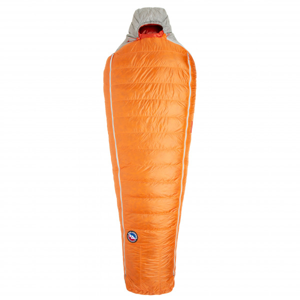 Big Agnes - Torchlight UL 30 - Daunenschlafsack Gr Long - bis Körpergröße 198 cm;Regular - bis Körpergröße 183 cm orange/ gray von Big Agnes