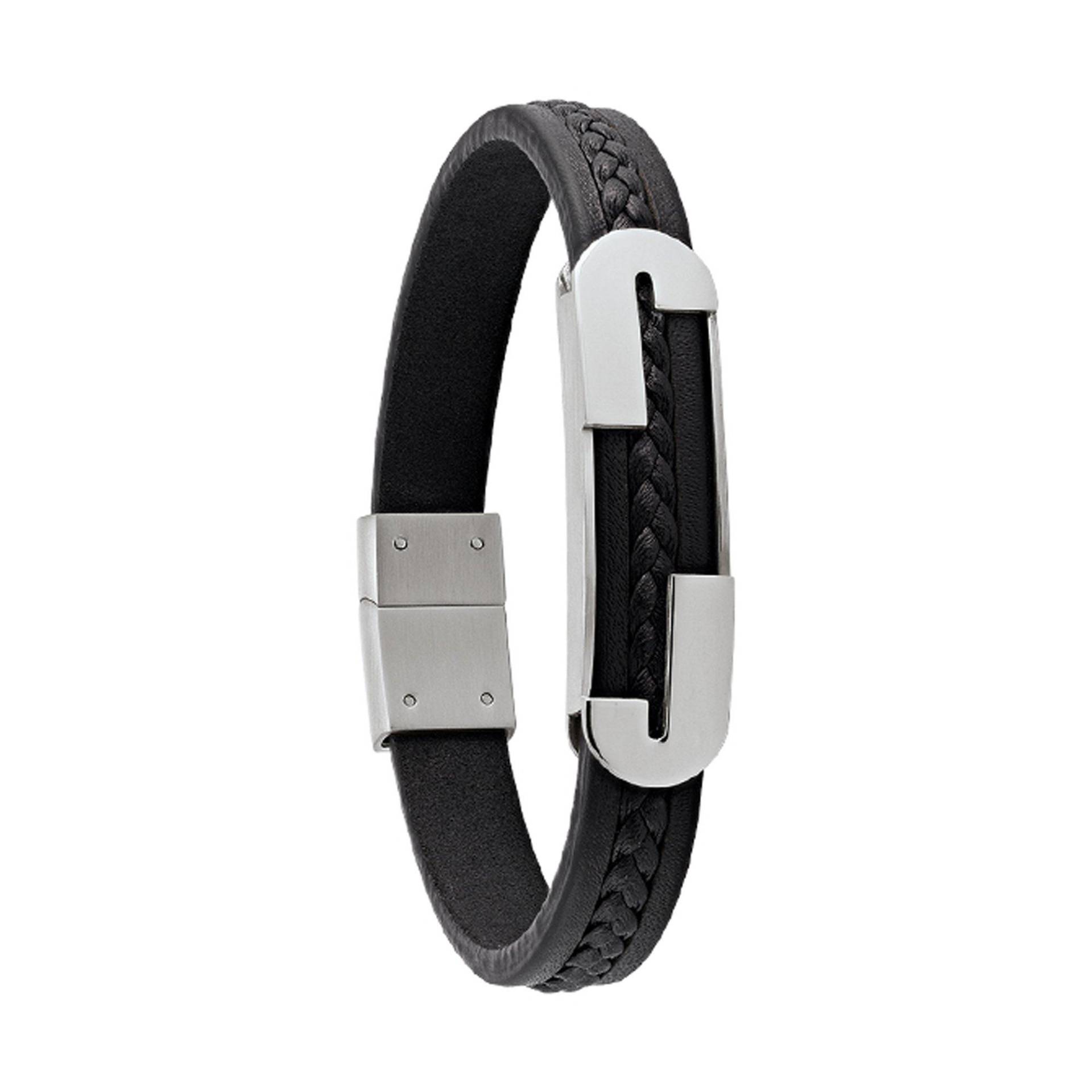 Armband Herren Black 21cm von Bijoux Jourdan