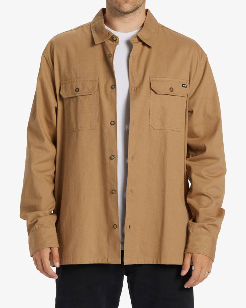 Billabong Langarmhemd »Erica Zeledón Solid Flannel« von Billabong