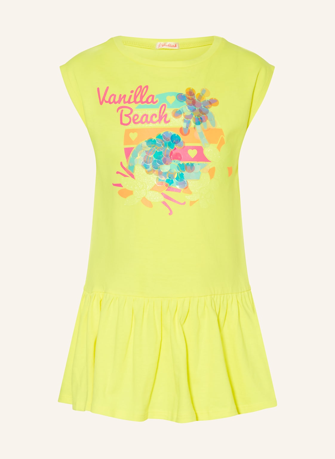 Billieblush Jerseykleid Mit Pailletten gelb Billieblush Jerseykleid Mit Pailletten gelb von Billieblush