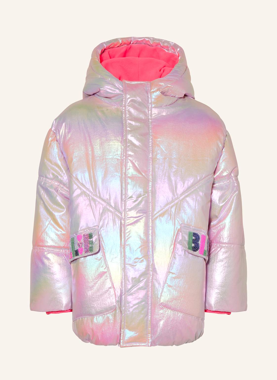 Billieblush Steppjacke Mit Pailletten Und Glitzergarn rosa von Billieblush