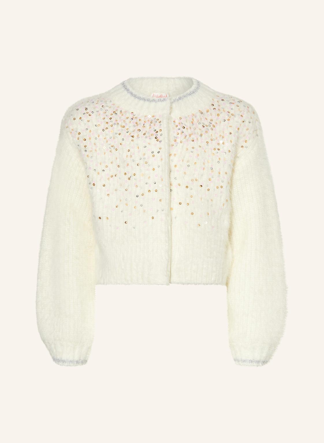 Billieblush Strickjacke Mit Glitzergarn weiss von Billieblush