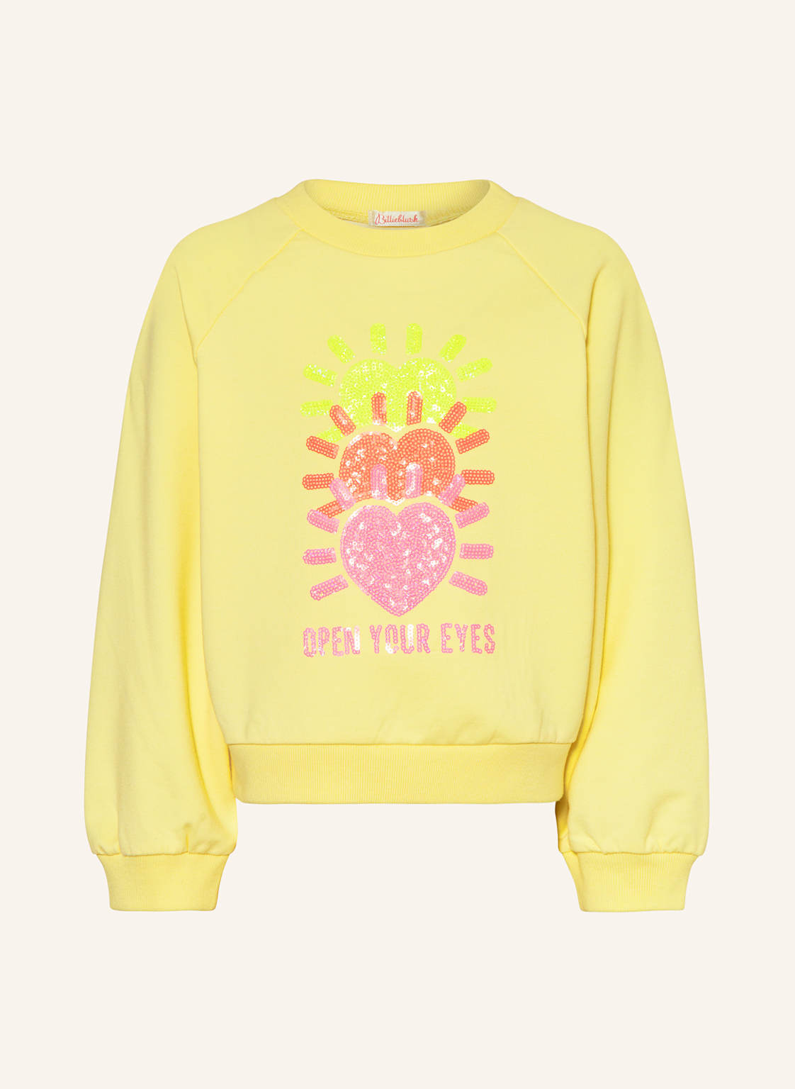 Billieblush Sweatshirt Mit Pailletten gelb von Billieblush