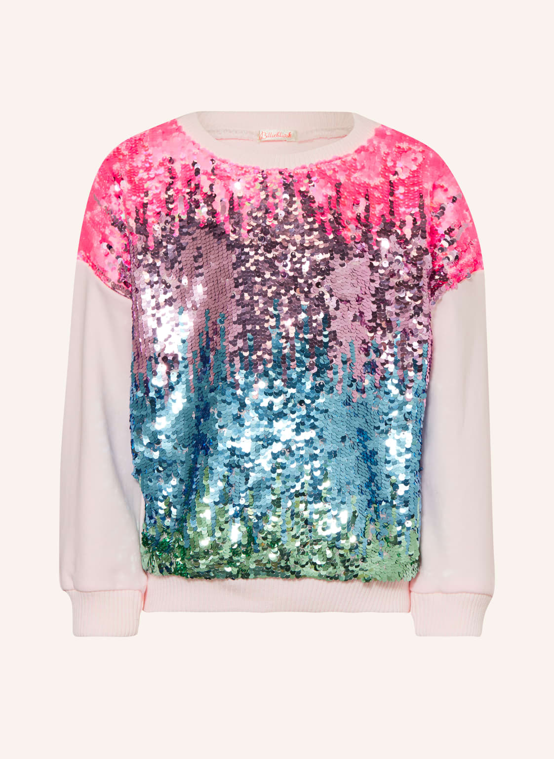 Billieblush Sweatshirt Mit Pailletten rosa von Billieblush