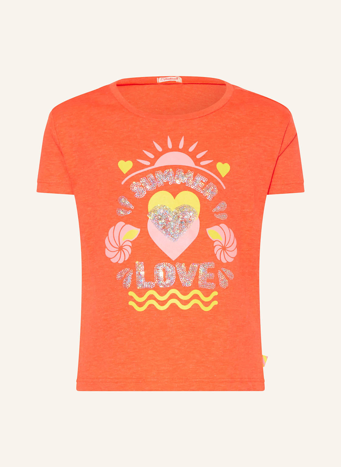 Billieblush T-Shirt Mit Pailletten orange Billieblush T-Shirt Mit Pailletten orange von Billieblush