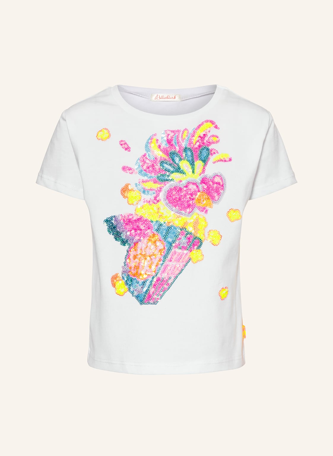 Billieblush T-Shirt Mit Pailletten weiss von Billieblush