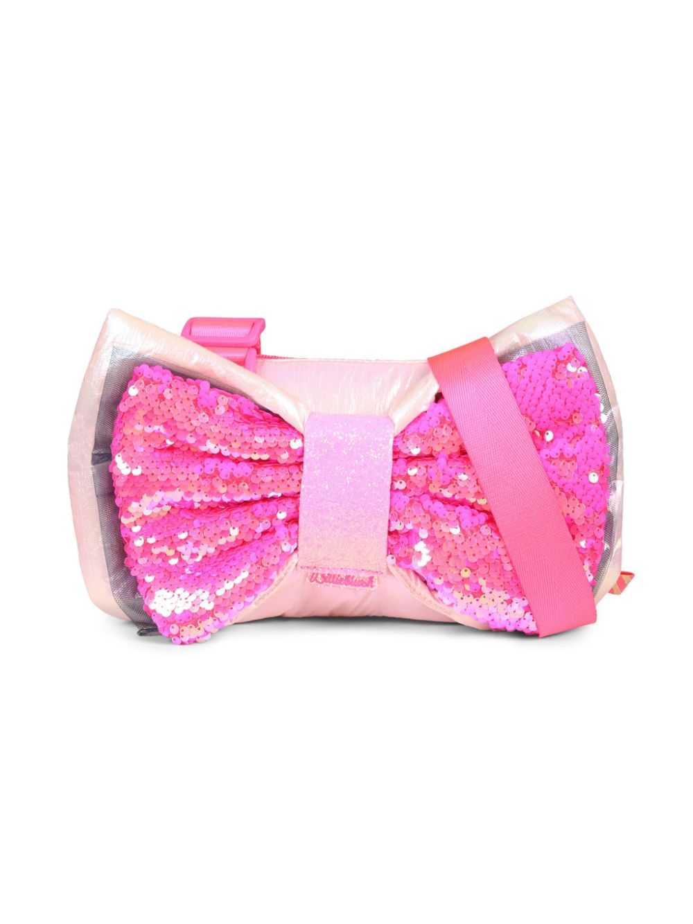 Billieblush bow-detail sequin-embellishment shoulder bag - Pink von Billieblush