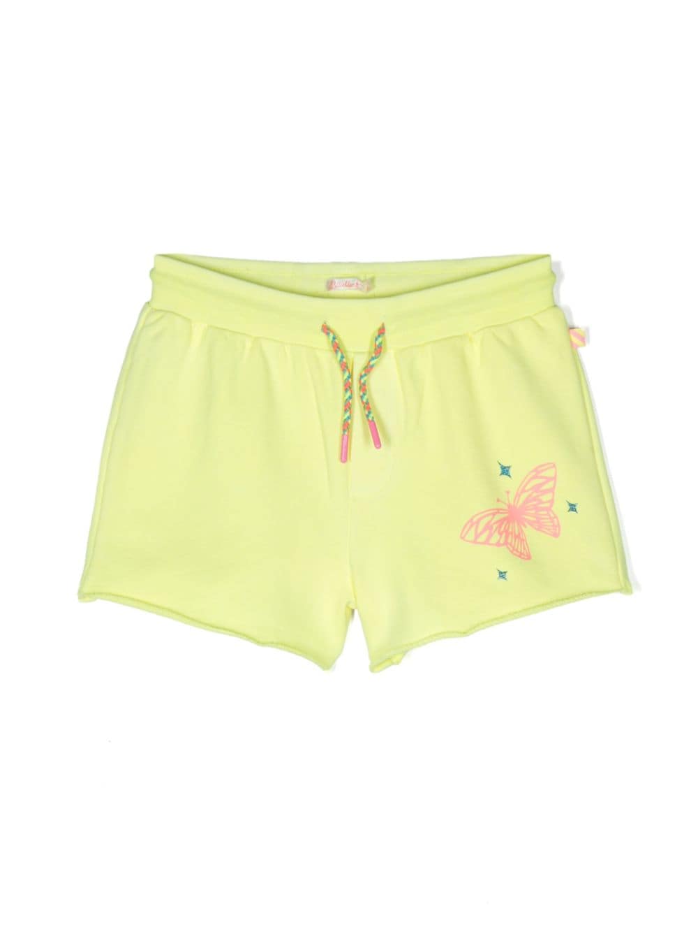 Billieblush butterfly-print cotton shorts - Yellow von Billieblush