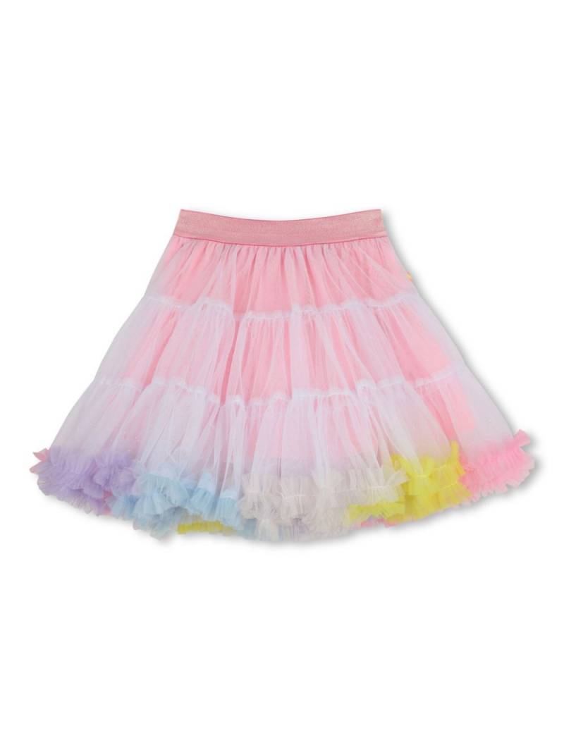 Billieblush contrast-hem tutu - Pink von Billieblush