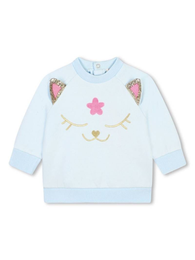 Billieblush embroidered tracksuit set - Blue von Billieblush