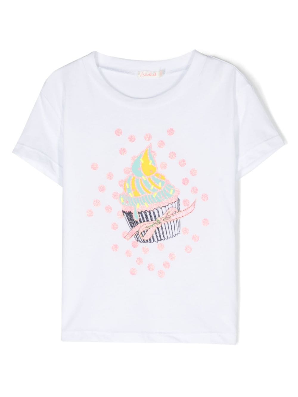 Billieblush graphic-print cotton T-shirt - White von Billieblush