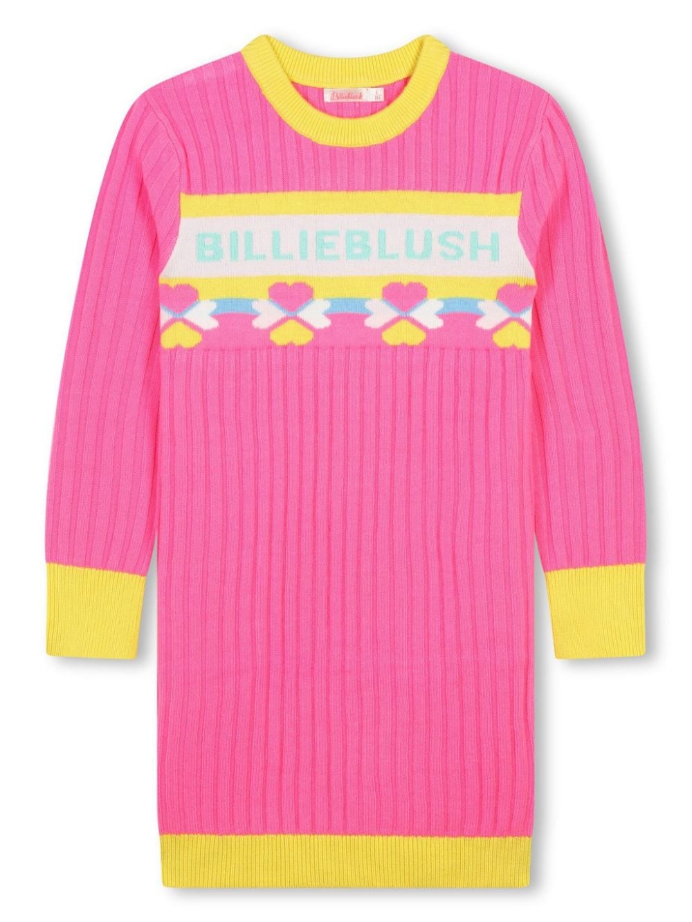 Billieblush intarsia-knitted dress - Pink von Billieblush