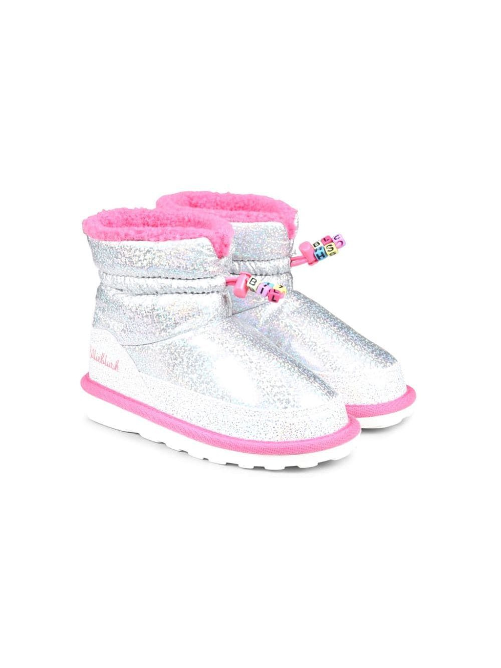 Billieblush iridescent snow boots - Silver von Billieblush