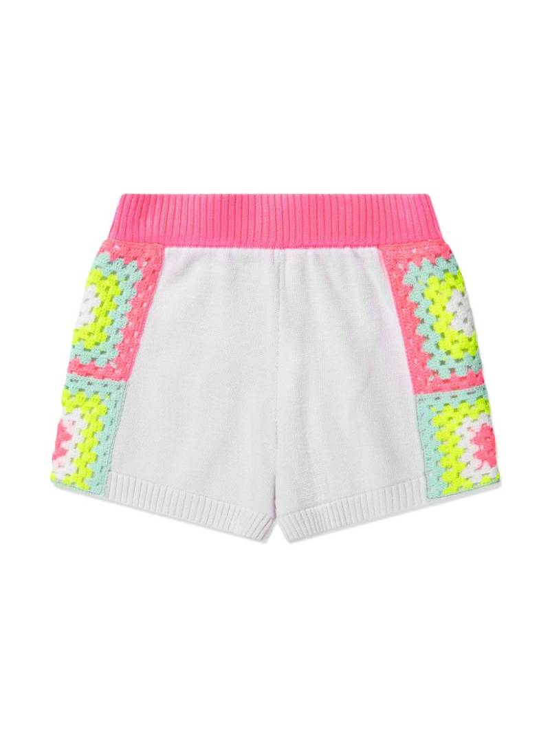 Billieblush knitted cotton shorts - White von Billieblush