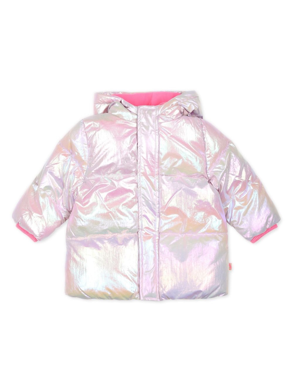 Billieblush metallic puffer jacket - Pink von Billieblush