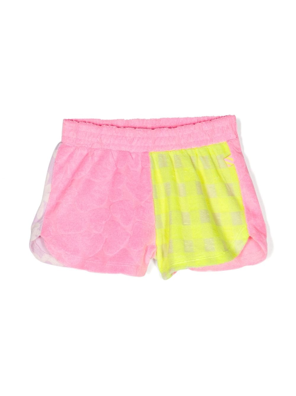 Billieblush mix-motif towelling-finish shorts - Pink von Billieblush