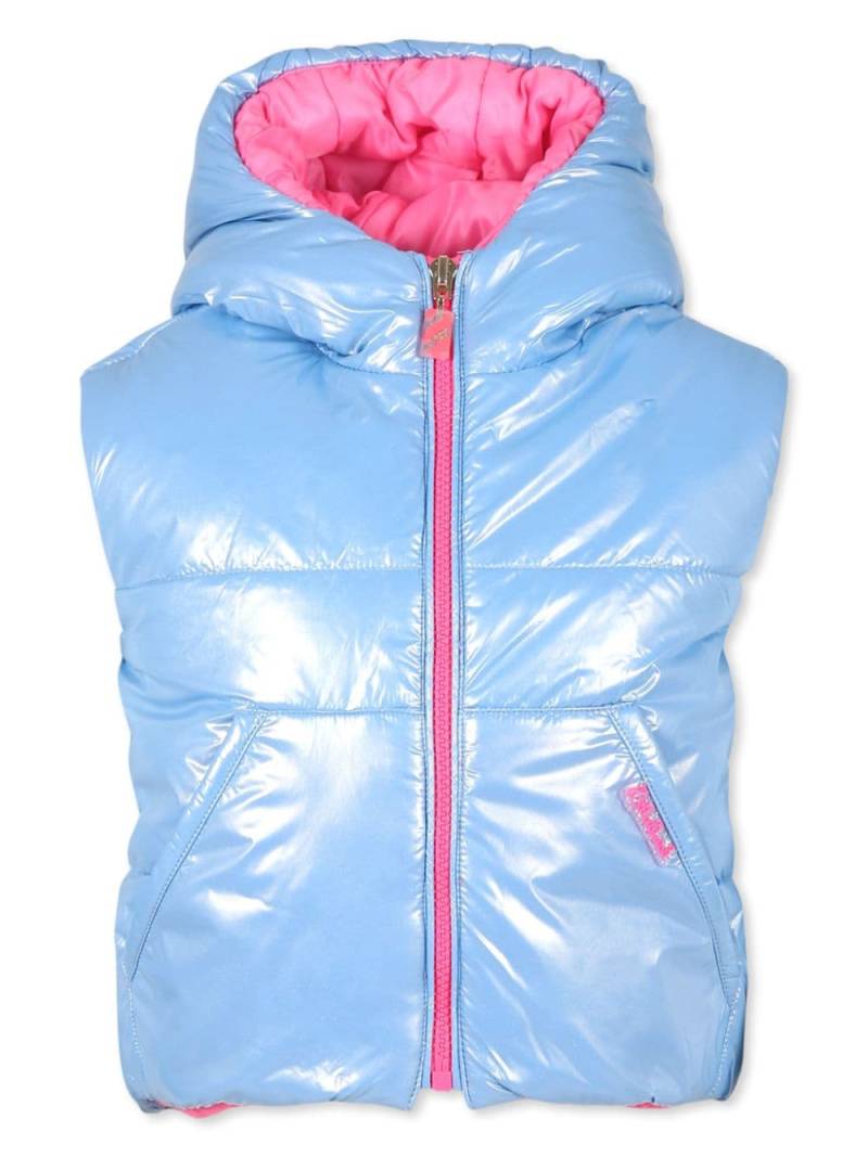 Billieblush padded gilet - Blue von Billieblush