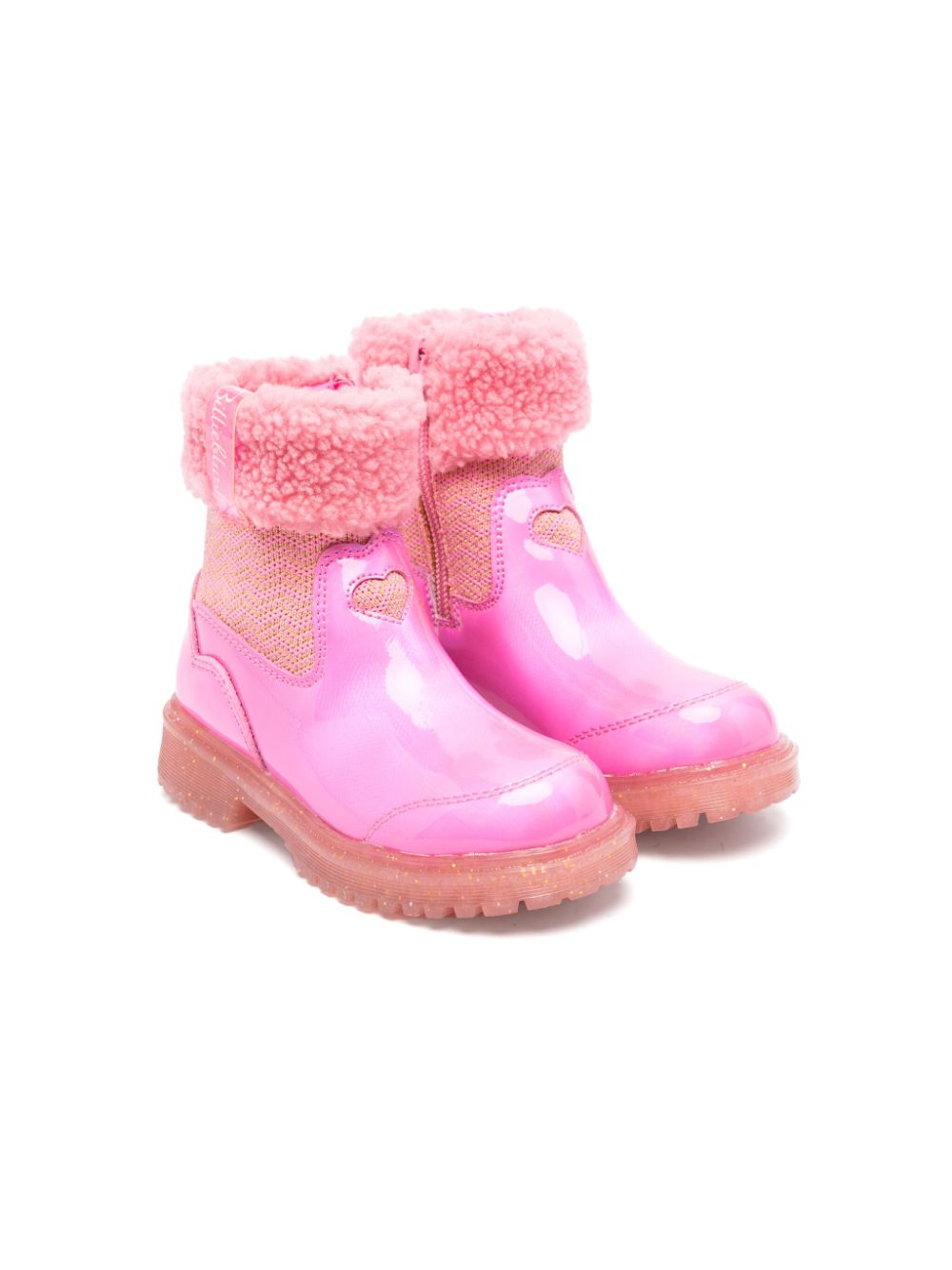 Billieblush panelled-design ankle boots - Pink von Billieblush