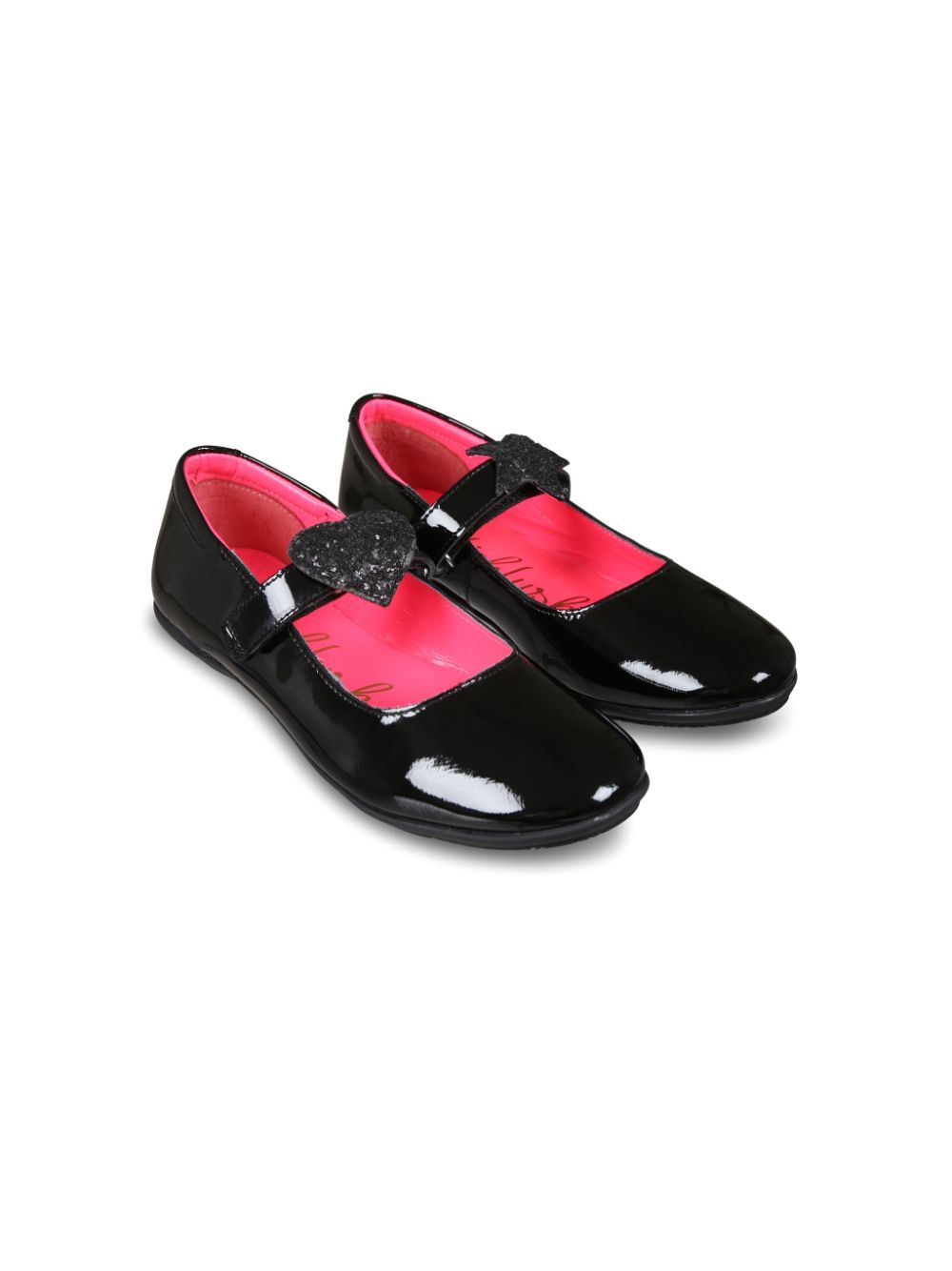 Billieblush patent-leather ballet flats - Black von Billieblush