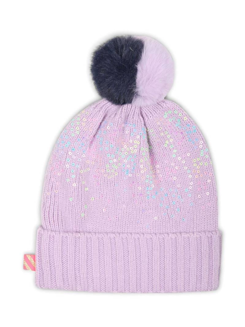 Billieblush sequin-embellished beanie - Purple von Billieblush