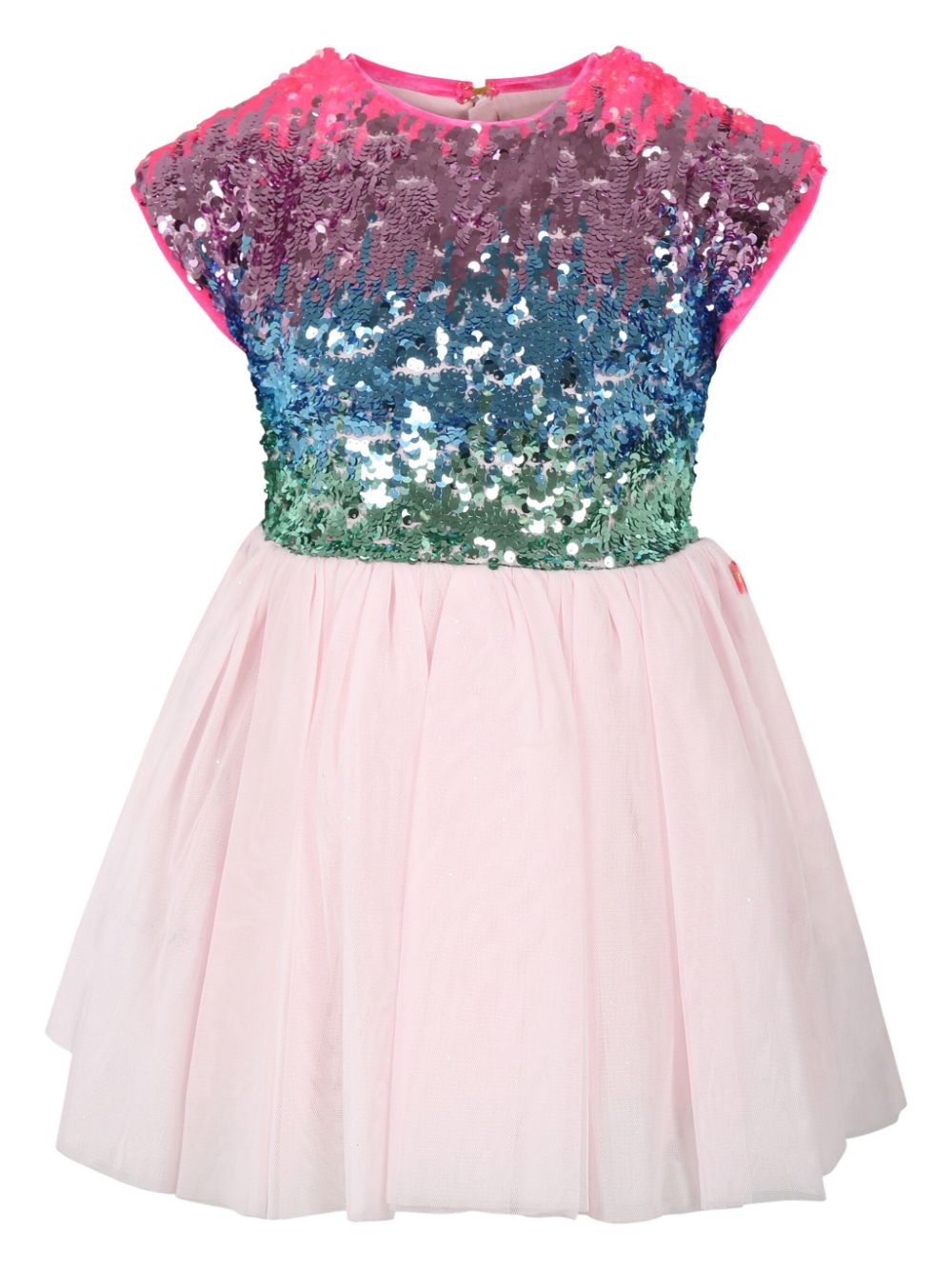 Billieblush sequin-embellished cap-sleeve dress - Pink von Billieblush