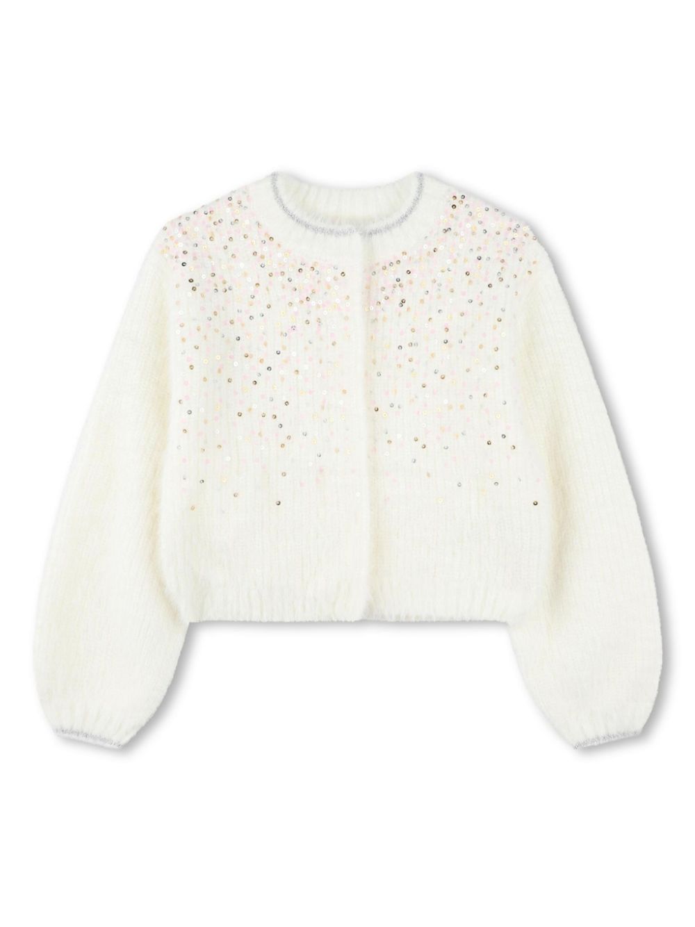 Billieblush sequin-embellished cardigan - White von Billieblush