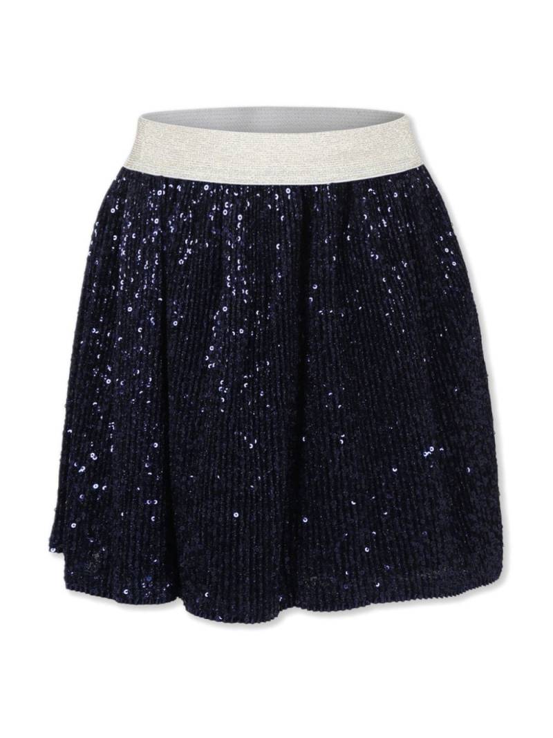 Billieblush sequin-embellished skirt - Blue von Billieblush