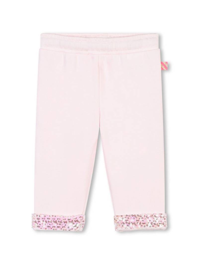 Billieblush sequin-embellished track pants - Pink von Billieblush