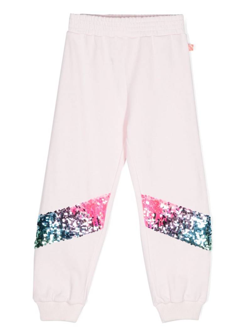 Billieblush sequin-embellishment track pants - Pink von Billieblush