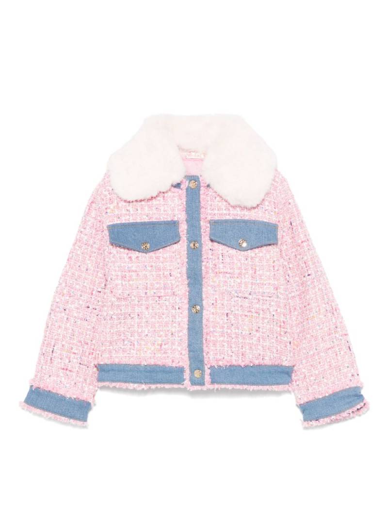 Billieblush tweed jacket - Pink von Billieblush