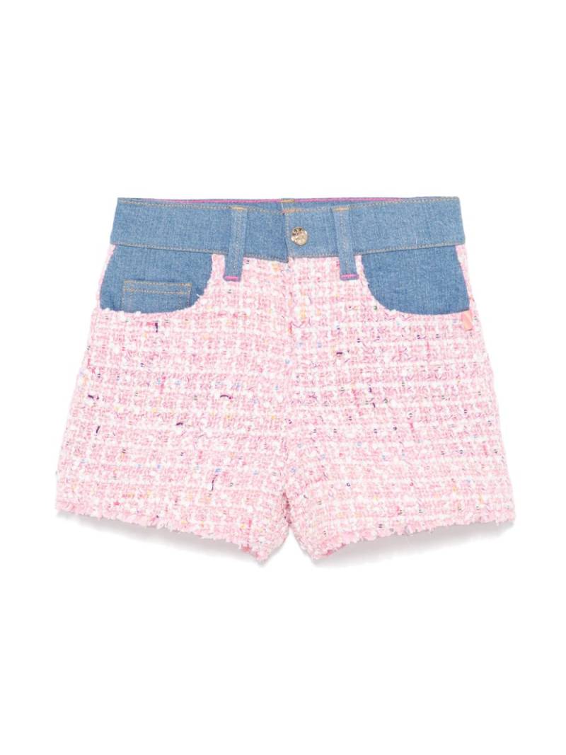 Billieblush tweed shorts - Pink von Billieblush