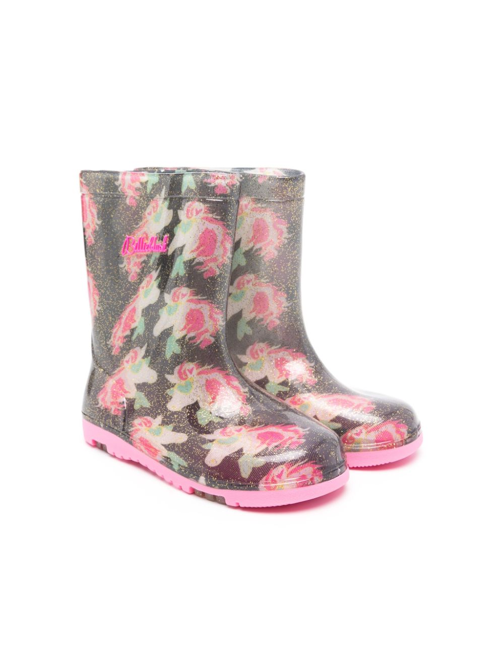 Billieblush unicorn-print boots - Pink von Billieblush