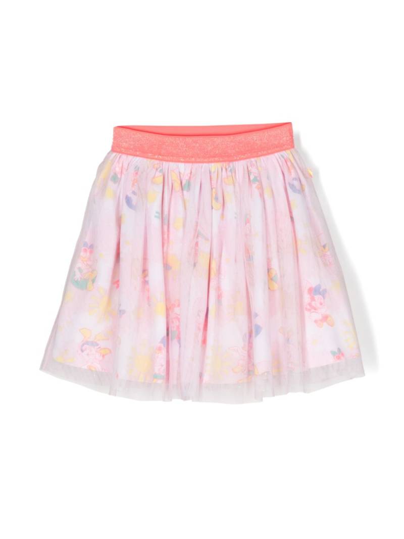 Billieblush x Disney characters-print mini skirt - Pink von Billieblush