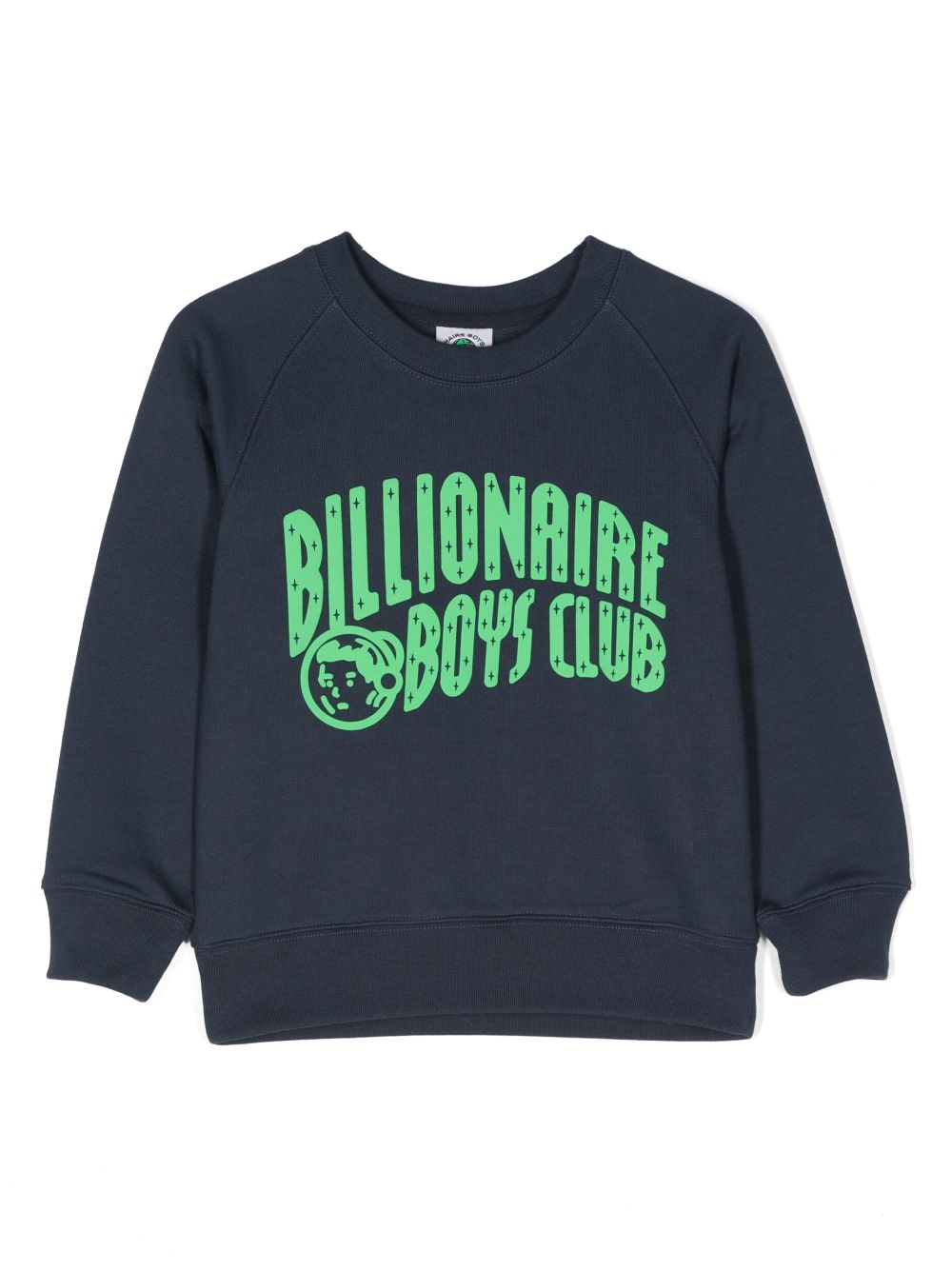 Billionaire Boys Club Kids logo-print cotton sweatshirt - Blue von Billionaire Boys Club Kids