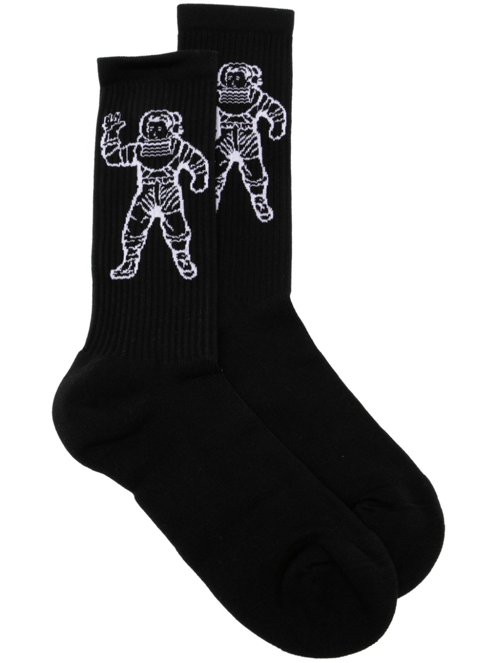 Billionaire Boys Club logo-intarsia socks - Black von Billionaire Boys Club