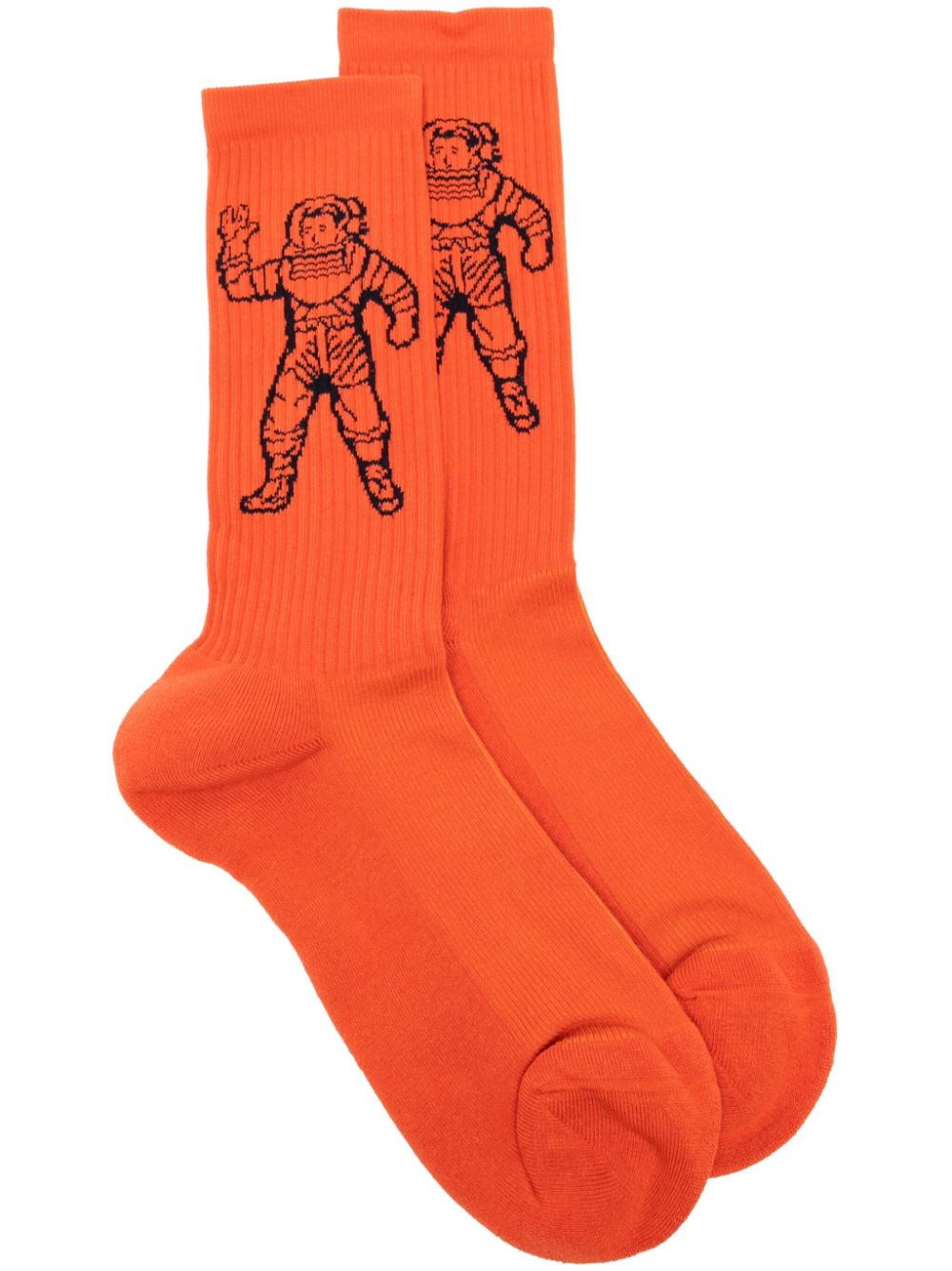 Billionaire Boys Club logo-intarsia socks - Orange von Billionaire Boys Club