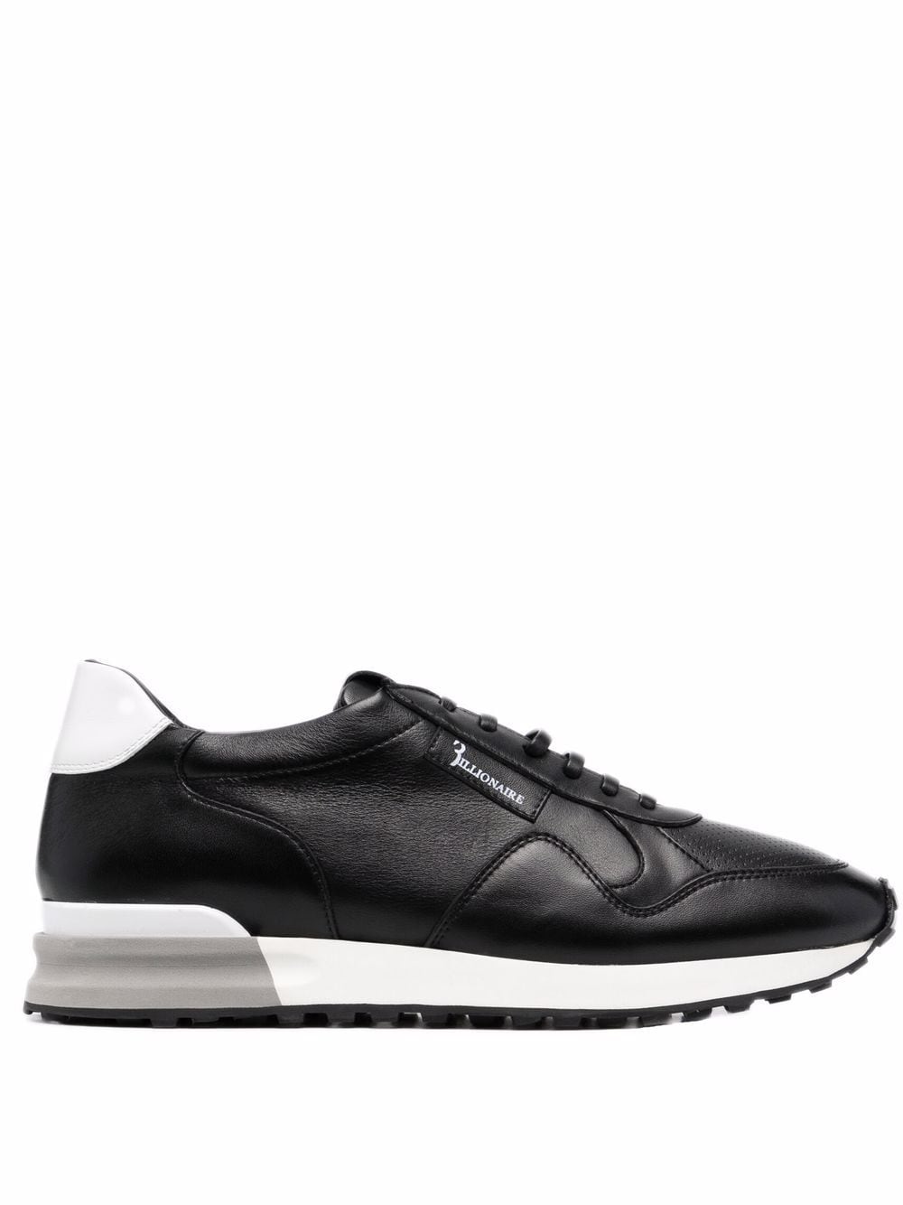 Billionaire Runner Institutional low-top sneakers - Black von Billionaire