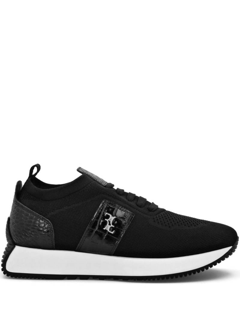 Billionaire Runner logo-patch sneakers - Black von Billionaire