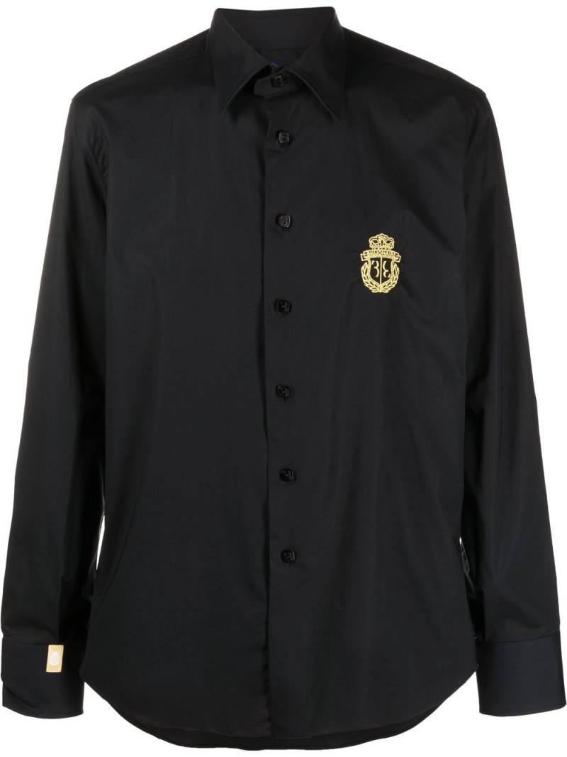 Billionaire Silver Cut long-sleeved shirt - Black von Billionaire