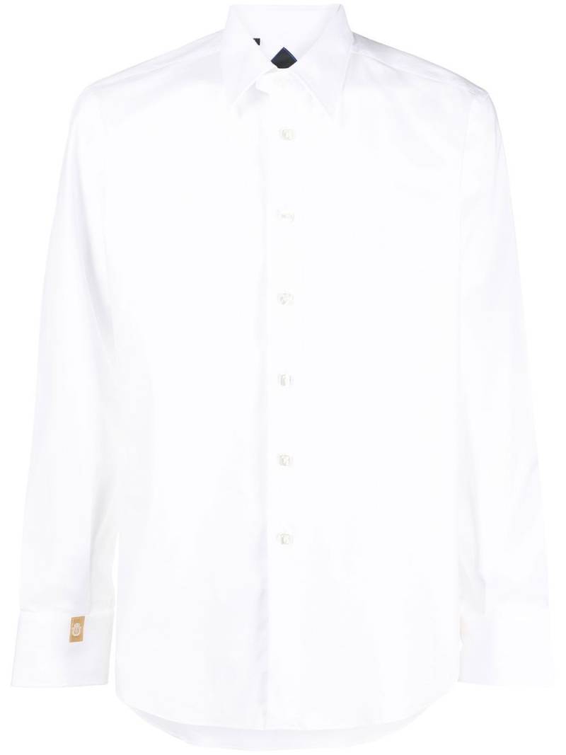 Billionaire Silver Cut long-sleeved shirt - White von Billionaire