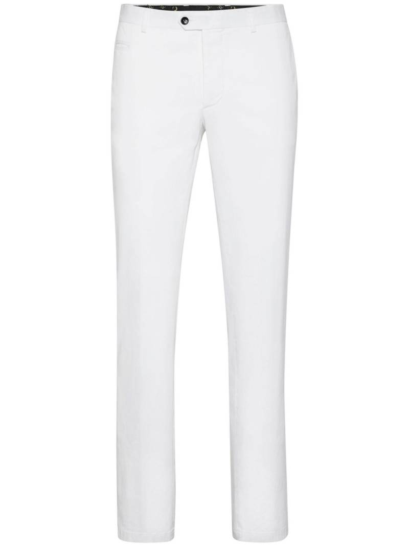 Billionaire Slim Fit Trousers - White von Billionaire