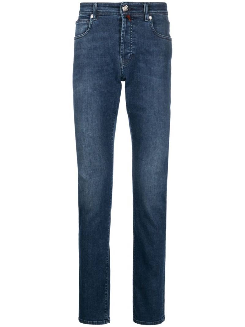 Billionaire Super Straight washed jeans - Blue von Billionaire