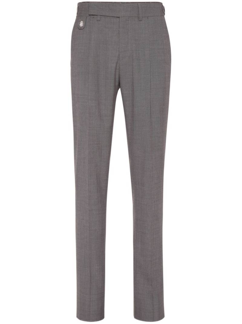 Billionaire creased chino trousers - Grey von Billionaire